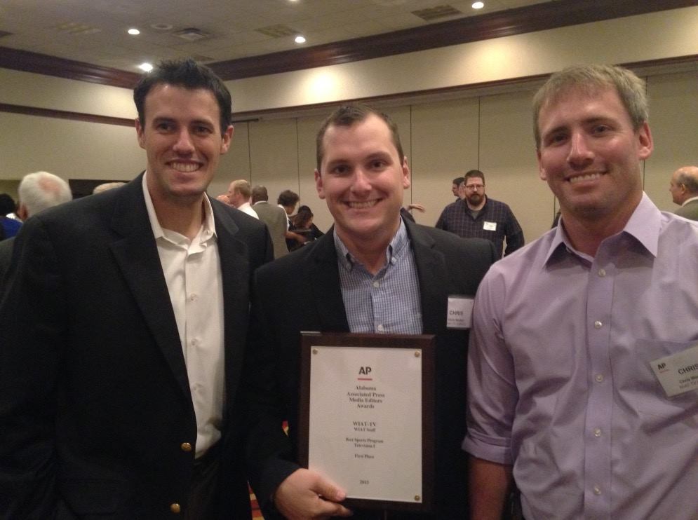 Chris Renkel Helps WIAT-TV Sports Department Win 1st Place AP Award